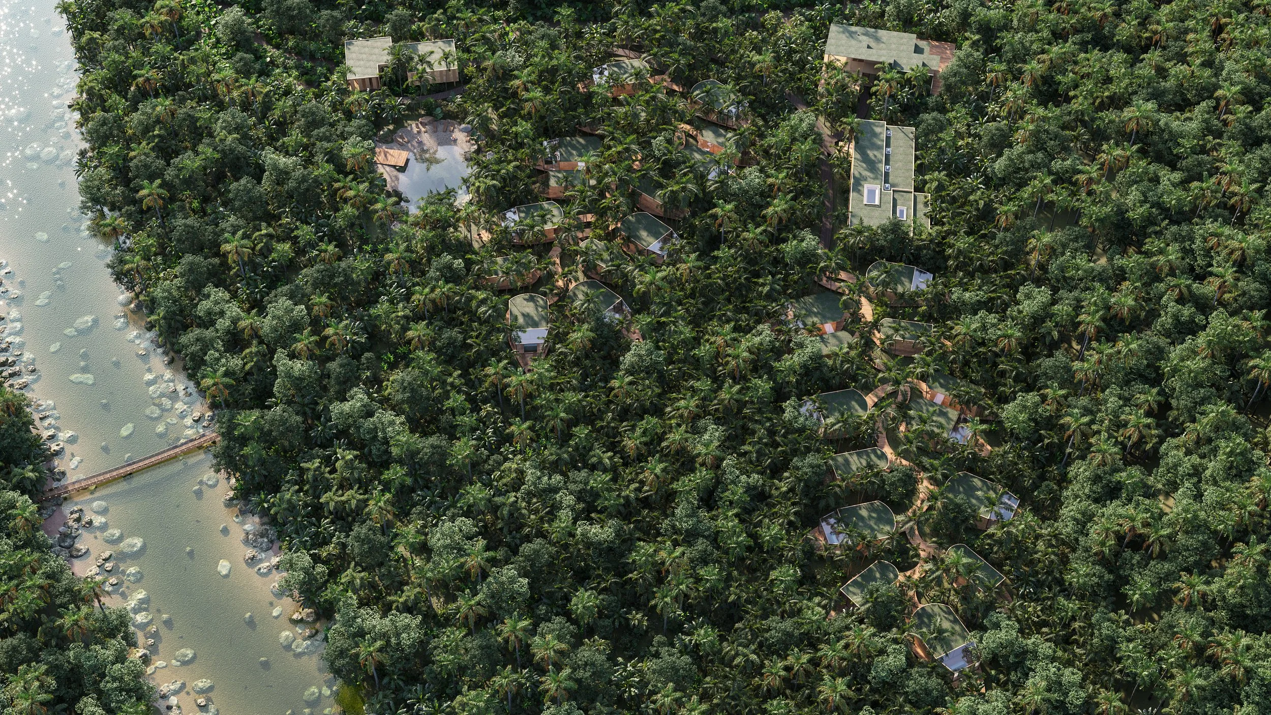 Helicônia Hotel Design terá Jardins Filtrantes para tratar 12 mil m³ de água por dia na Mata Atlântica
